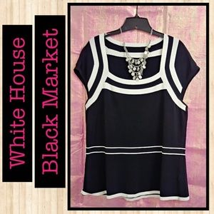 🎉White House Black Market🎉 Sleeveless Blouse XL
